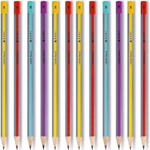 School Pencil Okul Kalemi 2b Kurşun Kalem 12 Adet Siyah