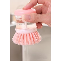 Deterjan Hazneli Pratik Bulaşık Yıkama Temizleme Fırçası 8,5 Cm
