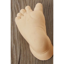 Küçük İzler 3 boyutlu bebek ayak izi heykeli seti