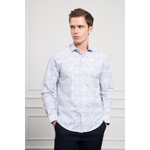 Morven Erkek Lacivert Trend Dynamic Fit İtalyan Yaka Gömlek 25ms004021200 Lacivert Lacivert