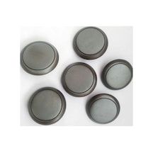 6 Adet Metal Düğme 2.6cm. Alttan Delikli