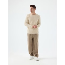 Baggy Fit Erkek Pantolon Light Vizon