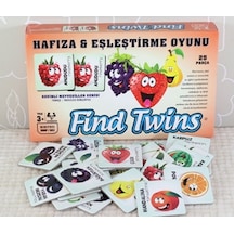 Find Twins Sevimli Meyvecikler Serisi-25 Parça Hafıza-eşleştirme
