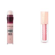 Anti Age Eraser Kapatıcı- 05 Brighten & New York Lifter Gloss Nemlendirici Dudak Parlatıcısı - 004 Silk