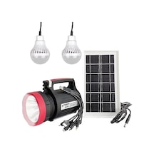 10 Watt 22 Smd Ledli Solar Panelli 3 Ampullü Usb-mp3-radyo Destekli Solar Fener Yj-1908tsyk