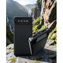 20.000 Mah Led Işıklı Lcd Ekranlı Type-c Usb Powerbank Ucz20mahpowerbank2 Çok Renkli