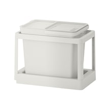 Ikea Hållbar Çöp Ayırma Çözümü 22 Lt 2 Parça Beyaz - Açık Gri