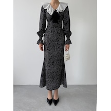 Ospe Fiyonklu Elbise