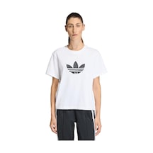 Kd6225-k Adidas Trefoıl Boxy T Kadın T-shirt Beyaz Kd6225-k Beyaz