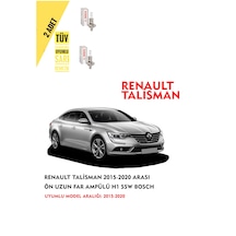 Renault Talisman 2015-2020 Arası Ön Uzun Far Ampülü 2 Adet Sarı