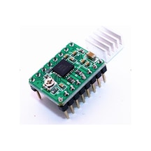 Sineparelektronik-A4988 2A Yeşil Step Motor Sürücü (Soğutucu İle)