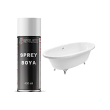 Beyaz Küvet Sprey Boyası Suya Dayanıklı 400 Ml.