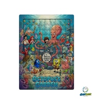 Ghostbastır Design The Beatles 99 Parça Ayaklı Puzzle Dekoratif Çocuk Yapbozu 0203