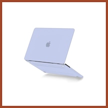 Bezos Macbook Pro 13 2020 Macbook Buzlu Kapak - Lila Pro