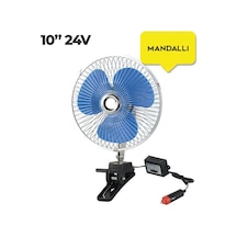 Sentinel Oto Vantilatör 24v 10 İnch Mandallı Çakmak Girişli