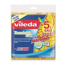 Vileda + %30 Mikrofiber Ekstra Emiş Gücü Temizlik Bezi 2 x 5 Adet