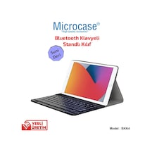 Apple Uyumlu iPad  8.Nesil 10.2 Inch 2020 Bluetooth Klavyeli Standlı Kılıf Bkk4