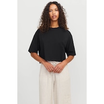 Jjxx Jxandrea Loose Sstee Jrs Siyah Kadın Kısa Kol T-shirt SIYAH