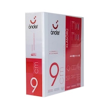 Önder Sunum Klasörü 2 Halkalı 90 Mm A4 Beyaz 2009-5 Çok Renkli