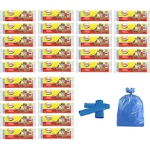 Ögem Büyük Boy Çöp Torbası Mavi 65X80 Cm 10 Lu 30 Rulo