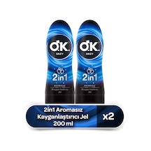 Okey 2in1 Aromasız Kayganlaştırıcı Jel 2 x 200 ML