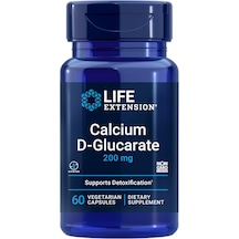 Calcium D-glucarate 200 Mg, Kalsiyum D-glukarat Supports The Body S Cleaning System ,helps Maintain Already-healthy Cholesterol Levels , Healthy Detoxification Support