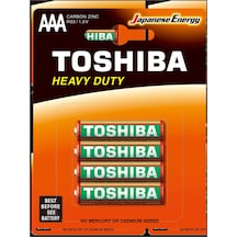 Toshıba Super Heavy Duty Manganez Aaa İnce Pil 4'lü
