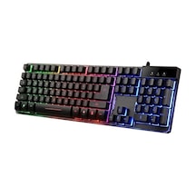 K9 Rgb Led Işıklı Oyuncu Klavyesi Gaming Klavye Switch Rainbow