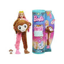 Barbie Cutie Reveal Bebekler Barbie Tropikal Orman Serisi - Maymun HKR01