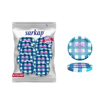 Sarkap Kavanoz Kapağı, 82mm, Hava Geçirmez, Sızdırmaz, Konserve İçin Uygun, 10'lu Paket Amoremiomavi Beyaz - Çok Renkli