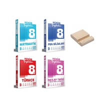 Lgs 8. Sınıf Matematik Fen Türkçe Ve İnkılap Benim Fasikülüm 4lü Set + Telefon Standı