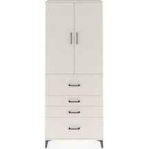 Arges Dolap 2 Raflı 4 Çekmeceli 2 Kapaklı 88x30x221 Aytaşı-ay... Aytaşı