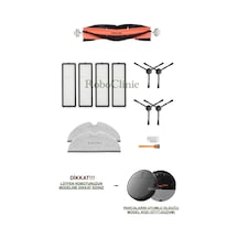 Xiaomi Mi Vacuum Mop 2 Pro Plus Robot Süpürge Uyumlu Fırça,hepa Filtre,mop Seti-13 Parça