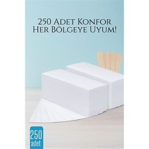 Zenvac 250 Li Ağda Bezi Seti + Spatula Her Bölgeye Uyumlu Evde Pratik Tüy Alma İçin 715914 Zenvac29