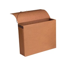 Kapaklı Ve Kordon Kapatmalı%100 Geri Dönüşümlü Genişleyen Dosya Cüzdanı, Güçlendirilmiş, 5-1/4" Genişletme, Mektup Boyutu, Redrope, Kutu Başına 10 71198 Diğer