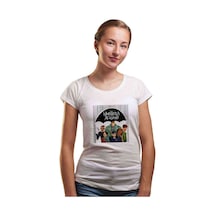 The Umbrella Academy Gang Rain Kadın Beyaz Tshirt