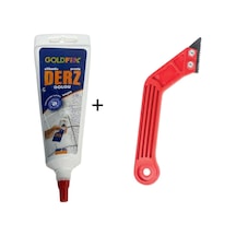 Beyaz Derz Dousu - Labo Küvet Fayans Derzi Kalemi 380gr + Sökme Temizleme Spatula Set