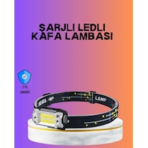 Hubrendy Tekno Beyaz Led Işık Sensörlü Kafa Lambası Lityum Batarya Led El Fenerli Şarjlı AÇIK GRİ KAHVE KARIŞIMI