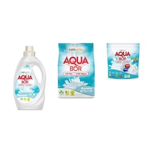 Aquabor Doğal Mineralli Sıvı Beyaz + 4 Kg Beyaz + Tablet 3 Lü Set 54806268