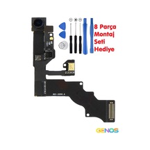 Apple Uyumlu iPhone 6 Plus Ön Kamera Sensör Filmi Flexi + Montaj Set