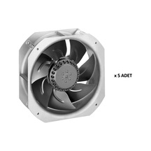 5'li EBMPAPST 225x225x80 mm W2E200-HK38-01 230 AC Aksiyal Kompakt Fan