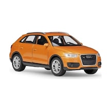 Welly Lisanslı Audi Q3 Çek Bırak Metal Model Araba 1:32-1:34 - Turuncu