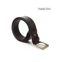 Gönderi(R) Gönderi R Kahve Antik Hakiki Deri 4,5 Cm Kot Kemeri Kahve