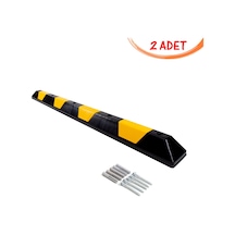 Otopark Stoperi Plastik Lastik Araç Stoperi Otopark Araç Durdurucu 1800x150x100mm 2 Adet