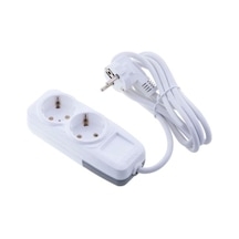 Far F291d 2'li Grup Priz 7 Metre Lara Ekstra Uzun Kablo, Güvenli Uzatma Priz 7 M