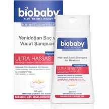 Biobaby Yenidoğan Saç ve Vücut Şampuanı 200 ML