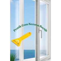 Profesyonel Cam Leke Kazıyıcı Ocak, Cam Zemin Ve Mermer Temizleme Aparatı - Yedek Bıçaklı