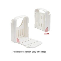 Tongxida Pratik Taşınabilir Ekmek Dilimleyici - Beyaz, Kolay Kullanım Kesici Beyaz
