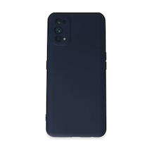 Realme 7 Pro Kılıf Nano İçi Kadife Silikon - Lacivert -