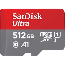 SanDisk Ultra SDSQUAC-512G-GN6MN 512 GB microSDXC Class 10 UHS-I Hafıza Kartı SanDisk Ultra SDSQUAC-512G-GN6MN 512 GB microSDXC Class 10 UHS-I Hafıza Kartı